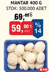 MANTAR 400 G fiyat ve kampanya bilgisi